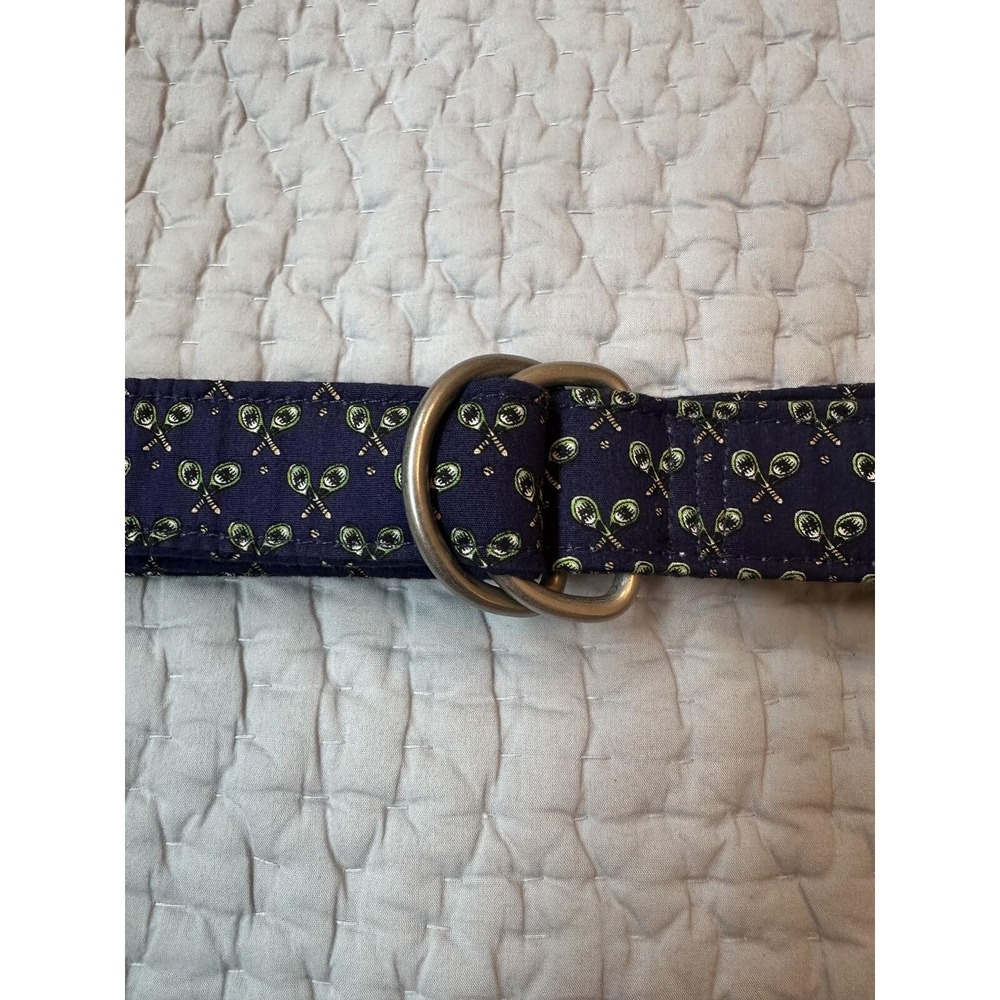 Small (30 to‎ 32) Sero belt navy tennis rackets double D-rings